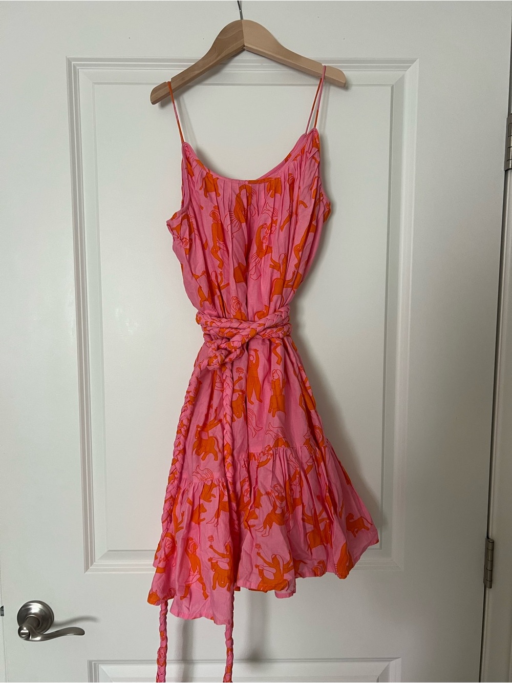 RHODE Pink & Orange Printed Dress